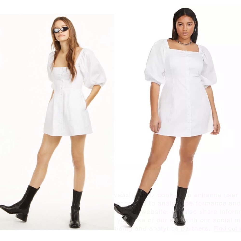 Danielle Bernstein NWT white dress